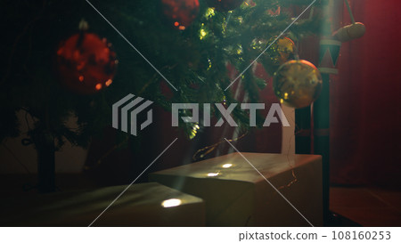Gift Christmas boxes under the tree Gift Christmas boxes under the tree 108160253