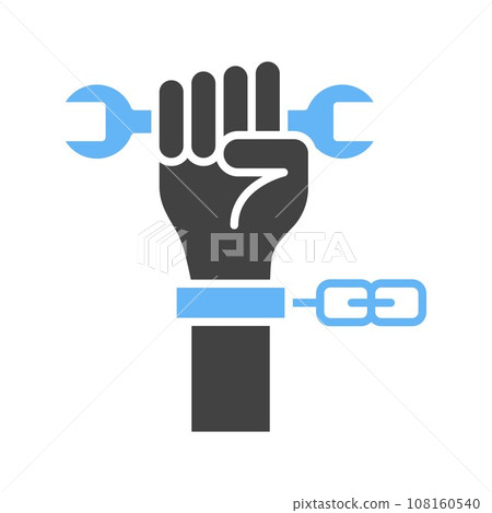 Forced Labour icon vector image. Forced Labour icon vector image. 108160540