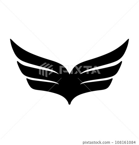 Wing falcon bird  Logo Template vector 108161084