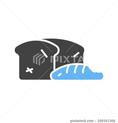 Bread icon vector image. Bread icon vector image. 108161308