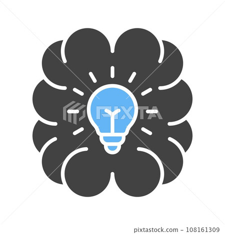 Brainstorming icon vector image. 108161309