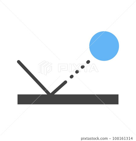 Bounce icon vector image. 108161314