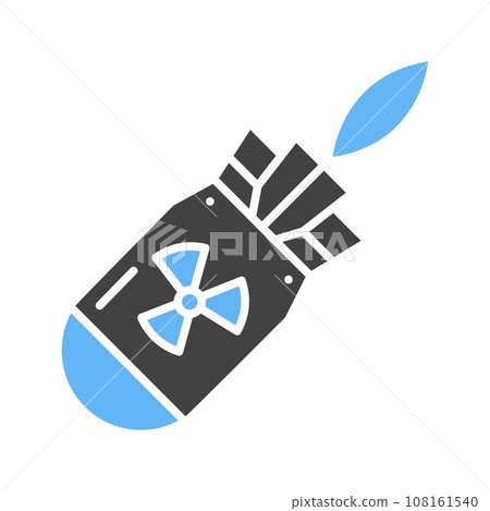 Atomic Bomb icon vector image. Atomic Bomb icon vector image. 108161540