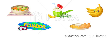 Different Ecuador Objects and National Symbols Vector Set Different Ecuador Objects and National Symbols Vector Set 108162453