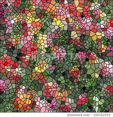 Pebble mosaic organic texture background. Vector color stone pattern. eps 10 Pebble mosaic organic texture background. Vector color stone pattern. eps 10 108162919