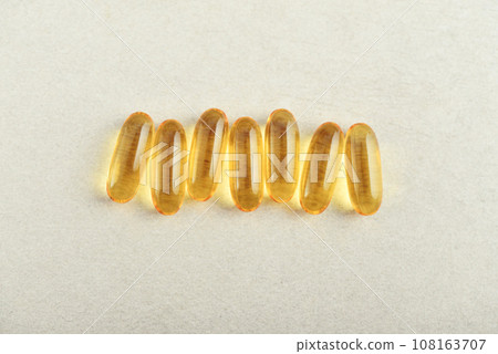 Cod liver oil capsules 108163707