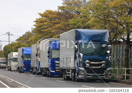 Logistics truck image Logistics truck image 108164118