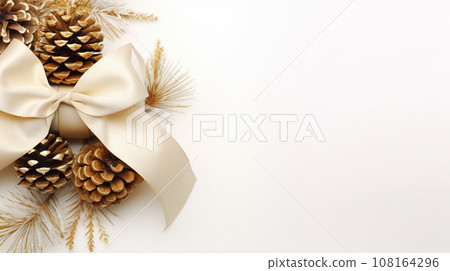 White background and ribbon background material 01 White background and ribbon background material 01 108164296