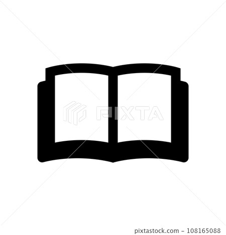 Double-page book vector icon Double-page book vector icon 108165088