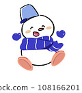 snowman blue 108166201