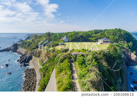 Cape Anori Garden seen from the Anori Saki Lighthouse (Shima City, Mie Prefecture) Cape Anori Garden seen from the Anori Saki Lighthouse (Shima City, Mie Prefecture) 108166618