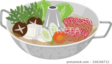 Shabu-shabu hot pot 108166712