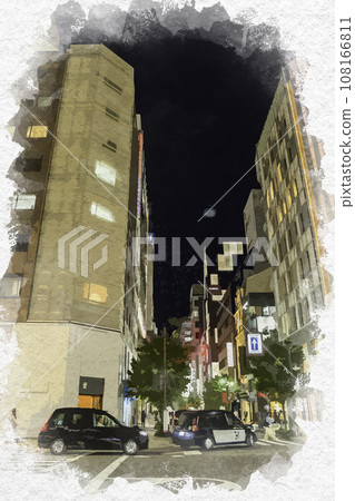 水彩風格 銀座 銀座西 5 丁目 Miyuki 街，東京都中央區 108166811