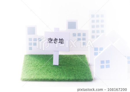 Real estate/idle land “vacant land” sign 108167200
