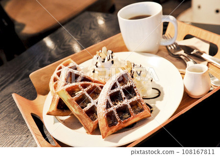 A delicious waffle A delicious waffle 108167811
