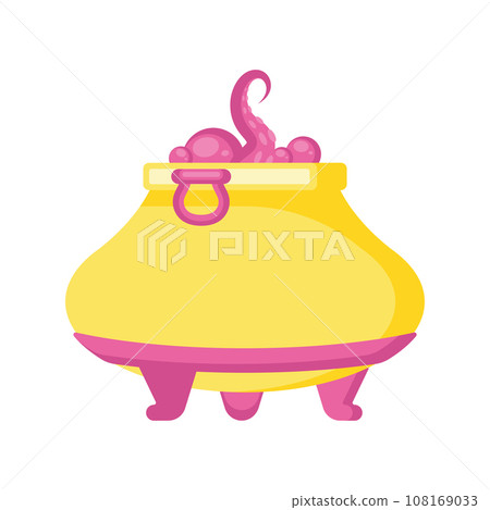 Isolated halloween witch cauldron icon Vector Isolated halloween witch cauldron icon Vector 108169033