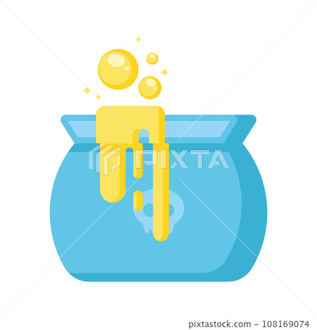 Isolated halloween witch cauldron icon Vector Isolated halloween witch cauldron icon Vector 108169074