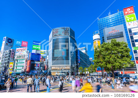 日本東京市容10月/全國平均/連續6週下降↓...萬聖節接近...熱鬧的澀谷...=26日 108169126