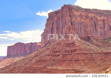 美國紀念碑谷巨山風景 108169451