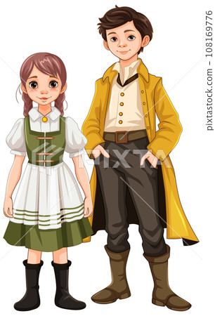 Vintage Couple - Man and Woman Vintage Couple - Man and Woman 108169776