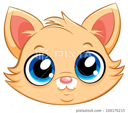 Little Cute Cat Cartoon Character 108170215