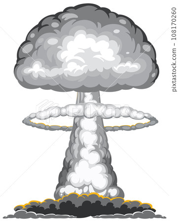 Atomic bomb mushroom cloud 108170260