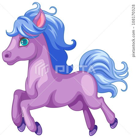 Adorable Unicorn Cartoon Vector Illustration Adorable Unicorn Cartoon Vector Illustration 108170328