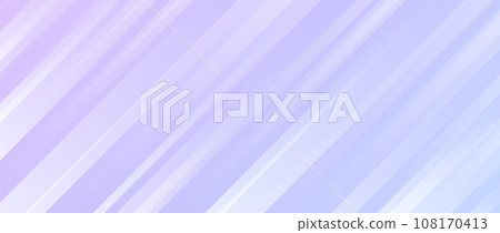 Abstract pastel purple background with diagonal lines. Lilac texture with smooth gradient and stripes. Modern template for banner, presentation, flyer, poster, brochure, magazine. Vector backdrop 108170413