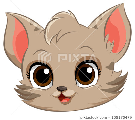 Adorable Cat Cartoon Character Adorable Cat Cartoon Character 108170479