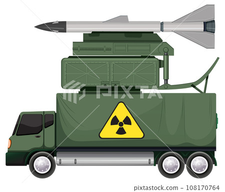 Military missile launcher vector Military missile launcher vector 108170764