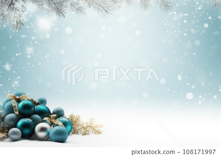 Christmas discount shopping promotion banner. Generative AI 108171997