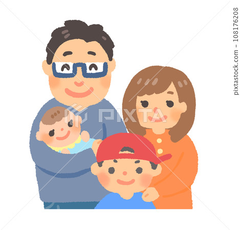 Happy family illustration 108176208