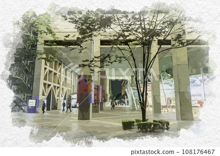 水彩風格 有樂町 東京國際論壇 東京都千代田區 108176467