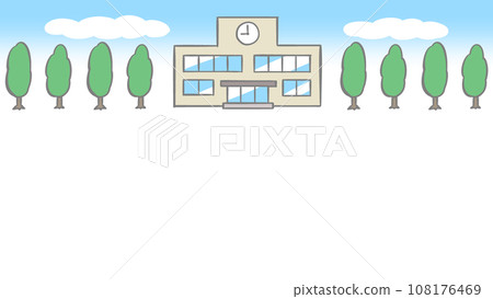 School and schoolyard 3 School and schoolyard 3 108176469