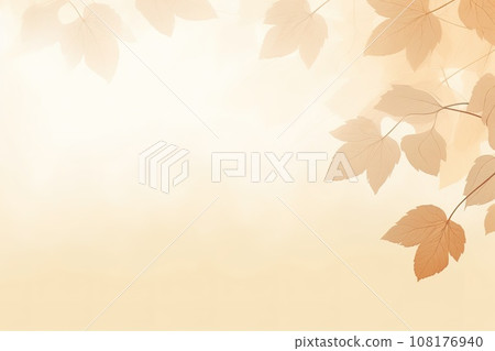 Beautiful autumn background with group of floating maple leaves in orange and yellow on blurred background. Beautiful autumn background with group of floating maple leaves in orange and yellow on blurred background. 108176940