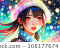 燈飾和女孩 108177674