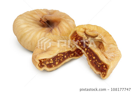 dried fig isolated on white background with clipping path and full depth of field dried fig isolated on white background with clipping path and full depth of field 108177747