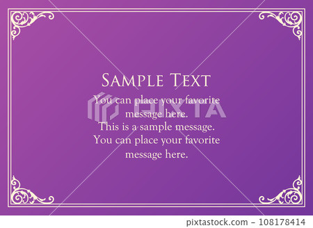 Christmas motif frame design Christmas motif frame design 108178414