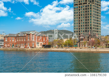 Former Moji customs building at Mojiku retro in kitakyushu, japan 108179130