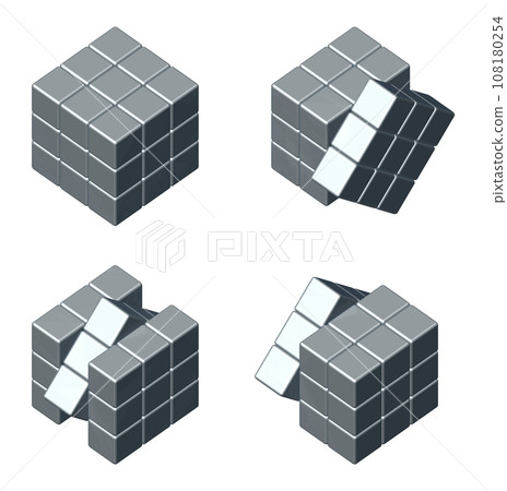 3DCG《魔術方塊》 3DCG《魔術方塊》 108180254