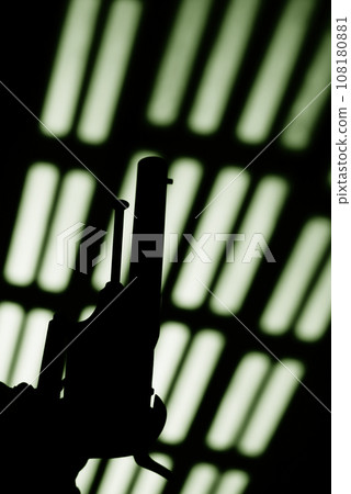 Pistol gun dark at night Pistol gun dark at night 108180881