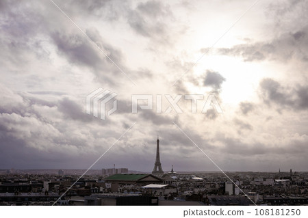 View of the cityscape with the Eiffel Tower View of the cityscape with the Eiffel Tower 108181250