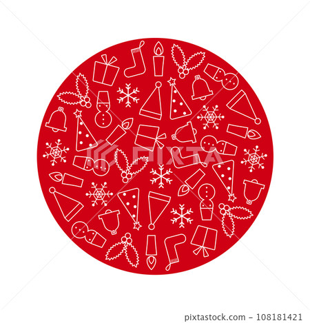 聖誕主題設計插圖 聖誕主題設計插圖 108181421