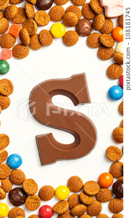 Dutch holiday Sinterklaas background 108181745