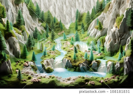 Mountain Life Diorama