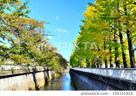 從小地谷大橋/石神井川下游眺望（右岸：練馬綜合運動場）（東京都練馬區） [2023.10] 108181928