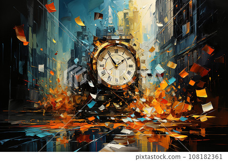 Abstract aesthetics of finance “AI-generated images” Abstract aesthetics of finance “AI-generated images” 108182361