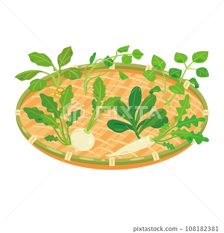 Spring herbs in a colander Spring herbs in a colander 108182381