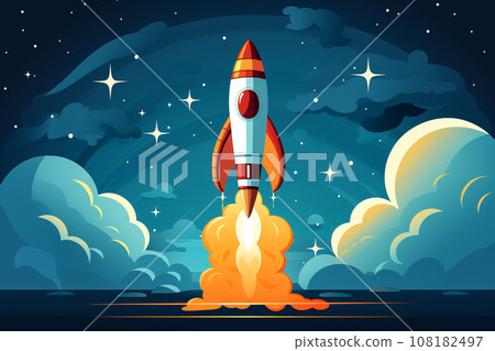 發射火箭“AI生成圖像” 108182497
