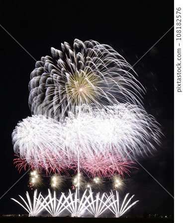 夜空中盛開的大花<築西花火大會2023> 108182576